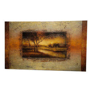 "Tone and Dawn" Original Mixed Media on Canvas 36" X 60" by Cary Henrie