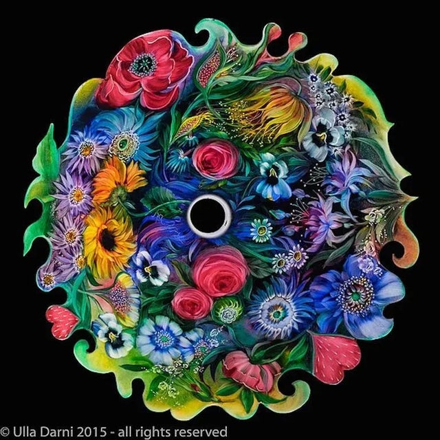 Original Ulla Darni Signed Floor Lamp or Torchiere For Sale - Image 10 of 10