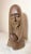 Religious Vintage Hand Carved Wood Religious Virgin Mary Jesus Bust Statue Sculpture Art For Sale - Image 3 of 9
