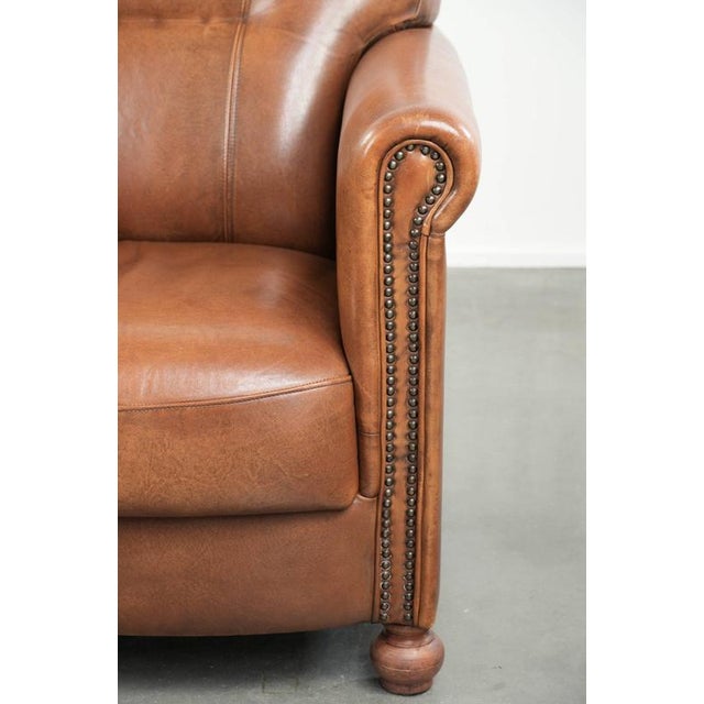 Club Chair in Sheepskin Leather For Sale - Image 9 of 13