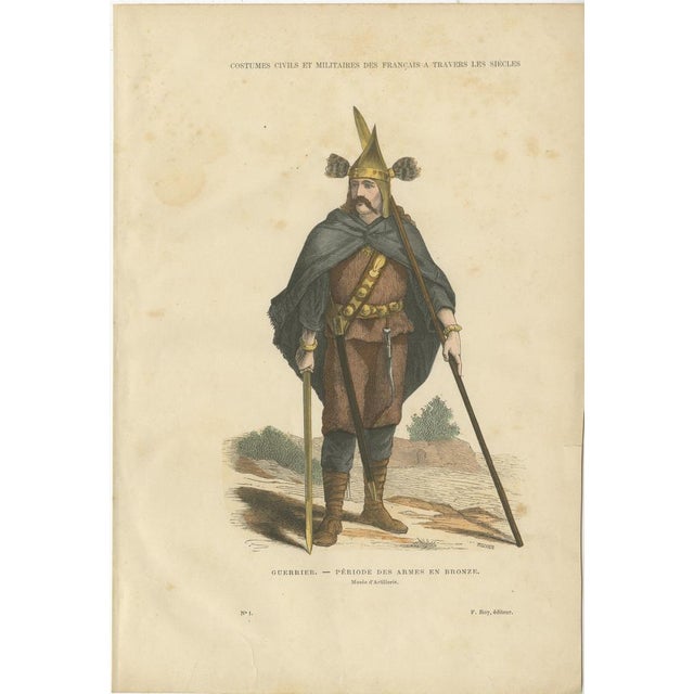 Early Gaulish Warriors and Chiefs, Bronze Age to Pre-Roman France, ca. 1860 A rare and visually cohesive set of four...