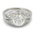 Art Deco 1930s Art Deco Gia 2.19 Carat Old European Cut Diamond Platinum Engagement Ring, Size 7 For Sale - Image 3 of 6