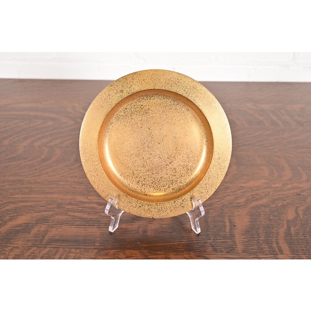 Tiffany Studios Tiffany Studios New York Bronze Doré Plate For Sale - Image 4 of 11
