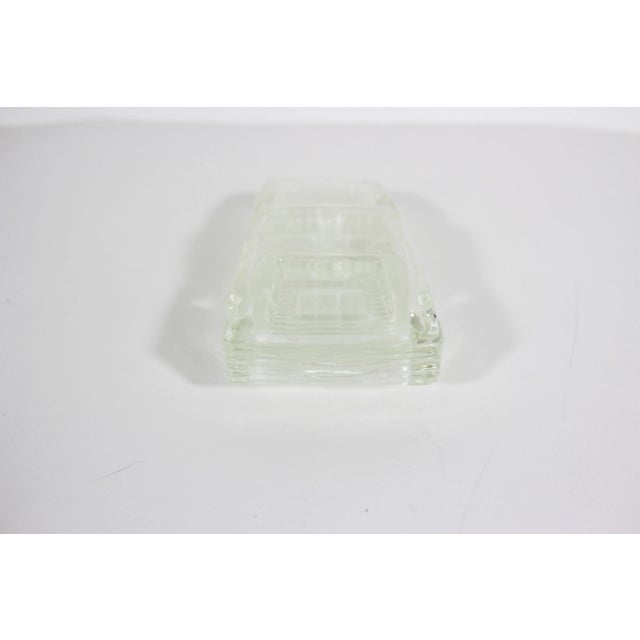 Vintage Glass Ferrari Testarossa Model Paperweight Italian Crystal For Sale - Image 10 of 11