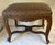 French French Carved Wood Upholstered Bench For Sale - Image 3 of 10