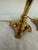 Late 20th Century Brass Candlestick Table Lamps, Pair For Sale - Image 5 of 12