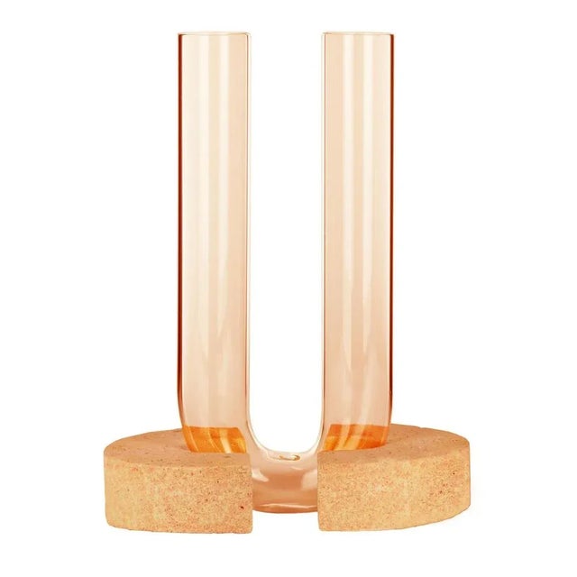 Orange-orange cochlea della consapevolezza soils edition vase by coki barbieri dimensions: w 24 x d 14 x h 30 cm....