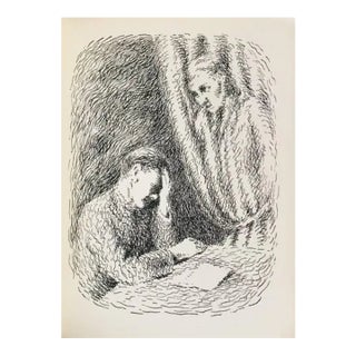 1948 Rene' Magritte Illustration 10, Les Chant De Maldoror For Sale