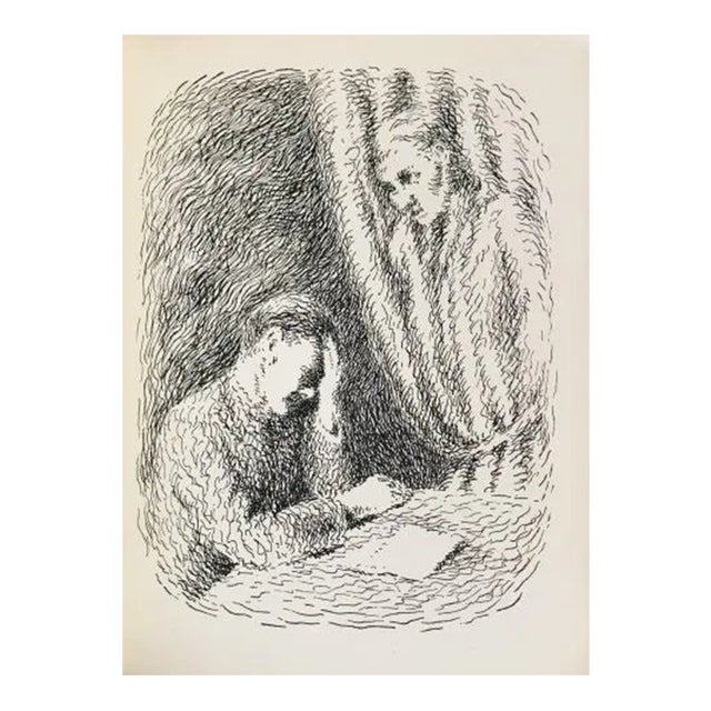 1948 Rene' Magritte Illustration 10, Les Chant De Maldoror For Sale