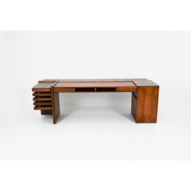 Mid-Century Modern Desk by Fabio Lenci for Bernini, 1970s For Sale - Image 3 of 16