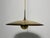 1st Edition Brass Pendant Lamp with Counterweight attributed to Florian Schulz, 1960s For Sale - Image 12 of 17