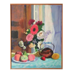 Still Life With Copper Teapot by Anne Carrozza Remick