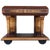1830s French Empire Marquetry Console Table in Rosewood and Maple For Sale
