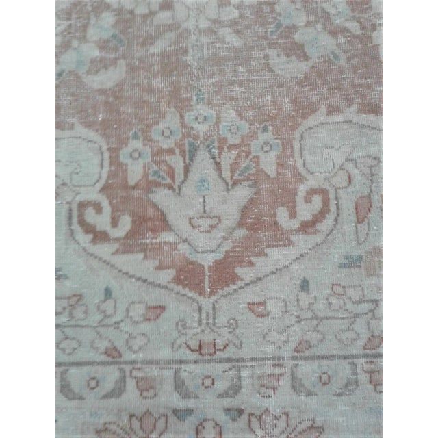 Traditional 1940s Vintage Hand-Knotted Kirman Rug - 7′7″ × 12′10″ For Sale - Image 3 of 5