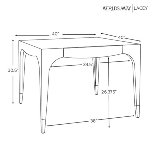 Matthew Izzo Home Lacey Light Green Lacquer Game Table For Sale - Image 9 of 9