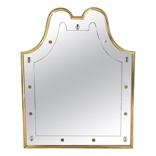 Neoclassic Full-Length Mirror in the style of Gio Ponti, Italy, 1950s For Sale