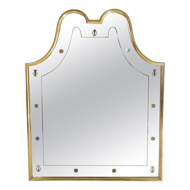 Neoclassic Full-Length Mirror in the style of Gio Ponti, Italy, 1950s For Sale