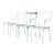 Vintage Meadowcraft Greek Key Outdoor Dining Chairs - Set of Four For Sale