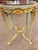1960s Vintage French Cherub Side Table Sage Green Marble Top For Sale - Image 5 of 8