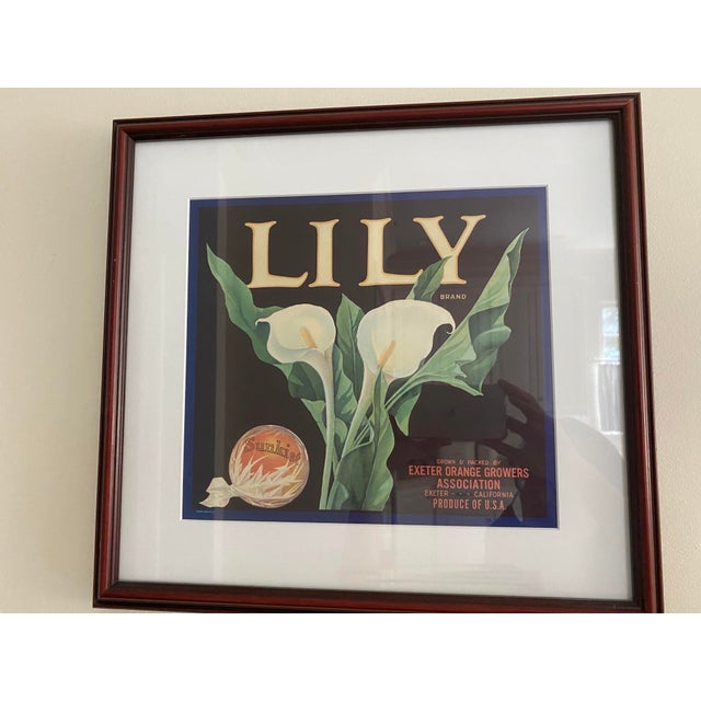 American Framed Vintage Fruit Crate Labels - a Pair For Sale - Image 3 of 5