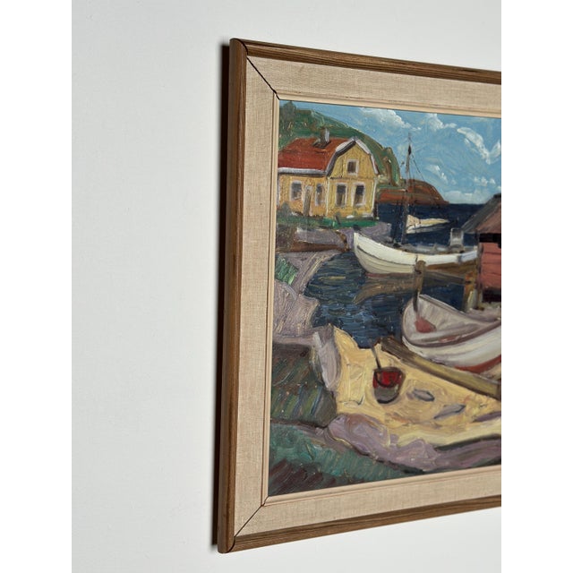 Nils Öberg, Autumn, Offerdalsfjällen Jämtland, 1960s, Oil on Canvas, Framed For Sale - Image 10 of 12