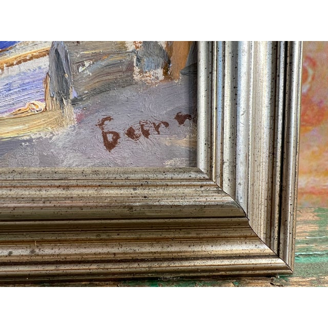 Iakov Besperstov, Market Scene in Murom, 1981, Oil on Hardboard, Framed For Sale - Image 8 of 11