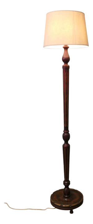 Art Deco Scumble and Gilt Finish Turned Standard Lamp, 1930