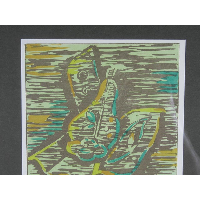 1931 German Cubist Lithograph / Nature For Sale - Image 4 of 11