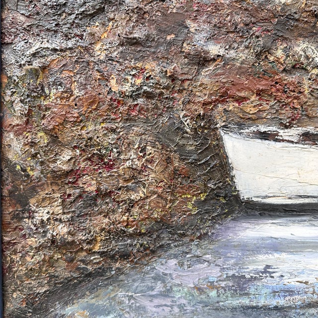 Ronald, Evening in Brittany, 1980s, Oil Painting on Canvas, Framed For Sale - Image 12 of 18