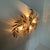 Metal Large Italian Floral Gilded Gold Wall Lamp, 1970s For Sale - Image 7 of 18
