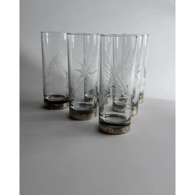 Vintage Italian Drinking Glasses, 1960s, Set of 6 For Sale - Image 4 of 11