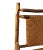 Hickory Bench With Woven Seat and Backrest For Sale In Providence - Image 6 of 9