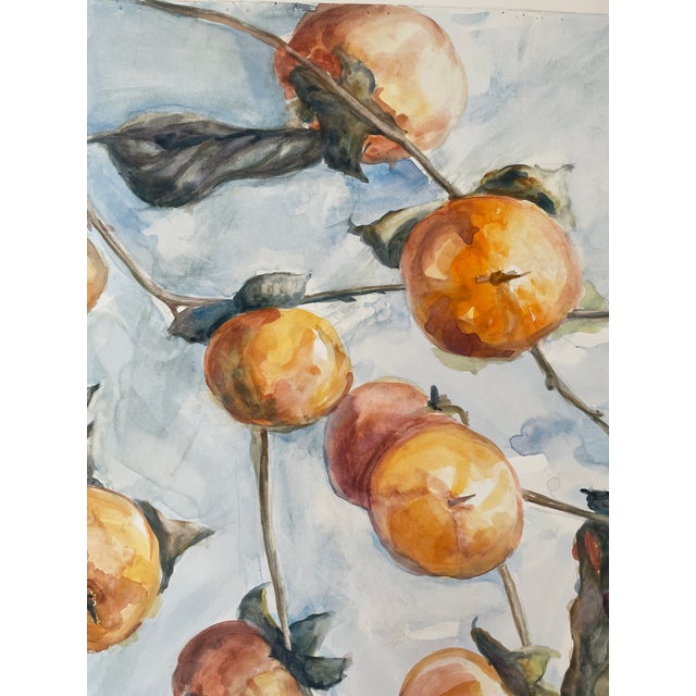 "Pucker Fruit II" watercolor on heavy paper by East Tennessee artist Marilene Foxx. Signed lower left. Original Art Group...