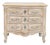Vintage Henredon French Provincial Three Drawer Nightstand For Sale