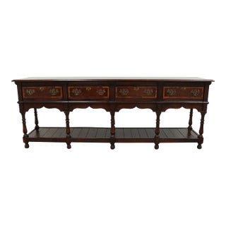 Vintage Traditional Four-Drawer Buffett Server For Sale