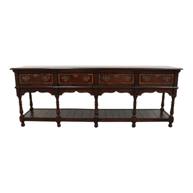 Vintage Traditional Four-Drawer Buffett Server For Sale