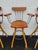 Vintage handmade Bar Stools. Set of 3 bar btools. Seat Ht.: 30" Top of Back: 44" Overall Dims: 44'h × 19"w × 23"d, 26"w...