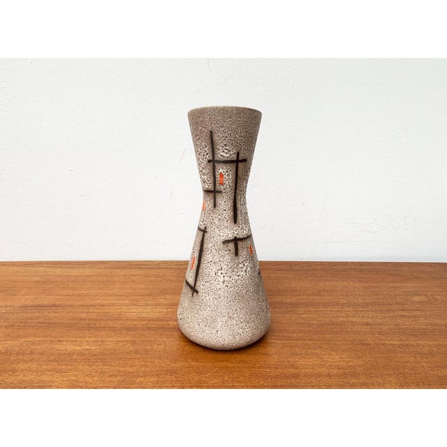 Mid-Century West German Pottery WGP Carafe Vase from Scheurich, 1960s For Sale - Image 15 of 18