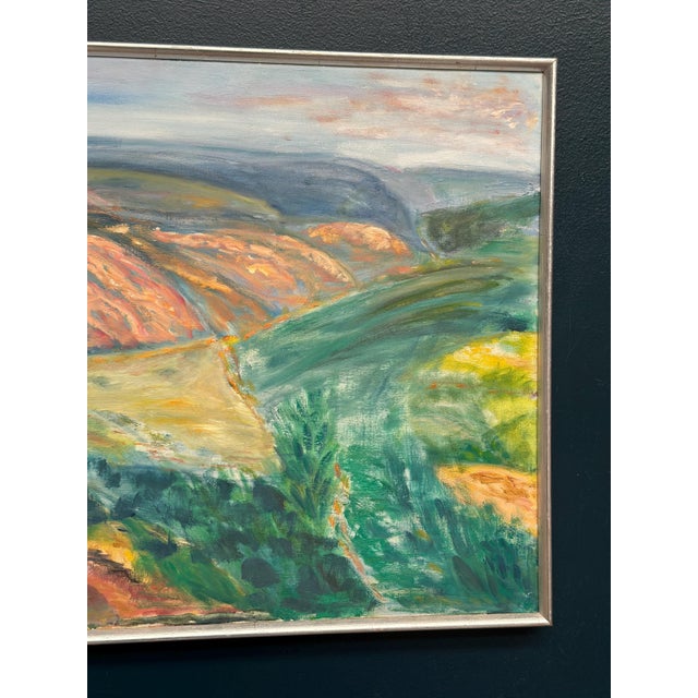 1990s Lalla Blecher, Landscape, 1994, Oil on Canvas, Framed For Sale - Image 5 of 18
