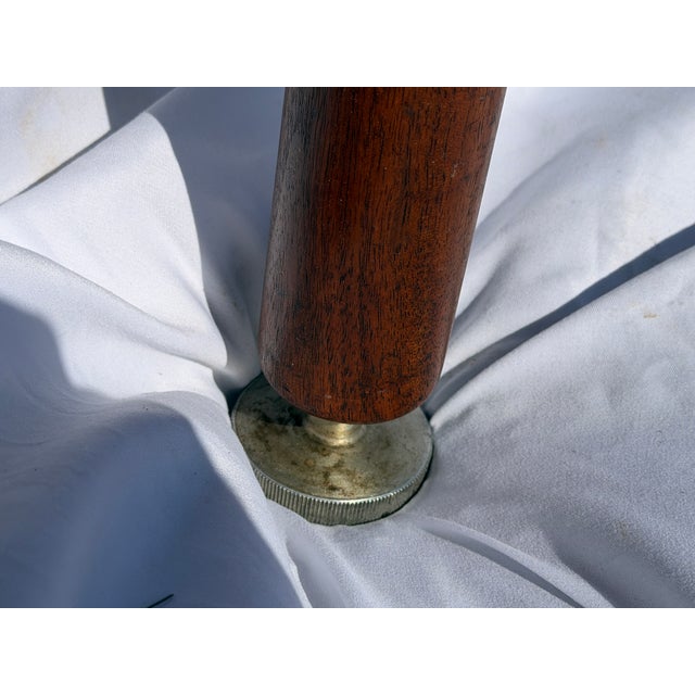 1970s Jens Risom Mid Century Modern Circular Table With Three Drawers 63" For Sale - Image 13 of 17