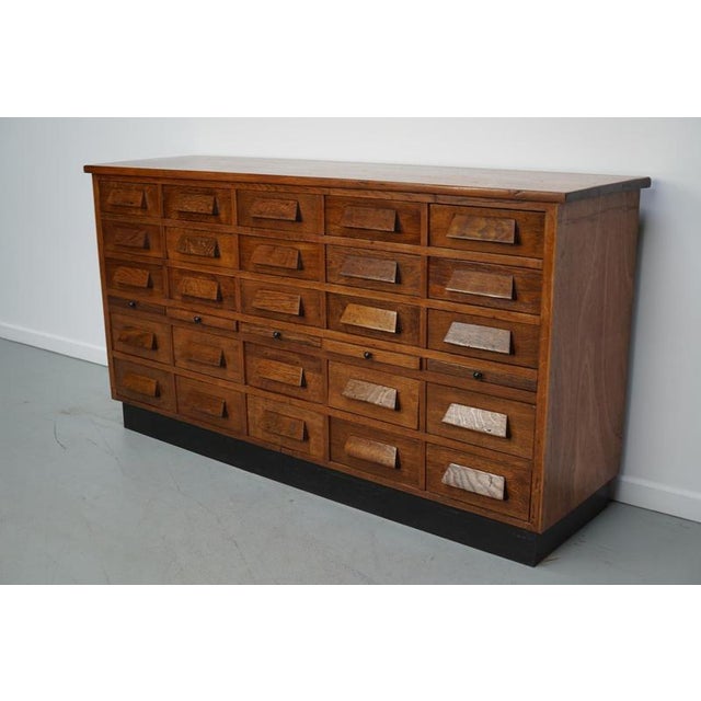 German Oak Apothecary Shop Cabinet, 1930s For Sale - Image 12 of 18