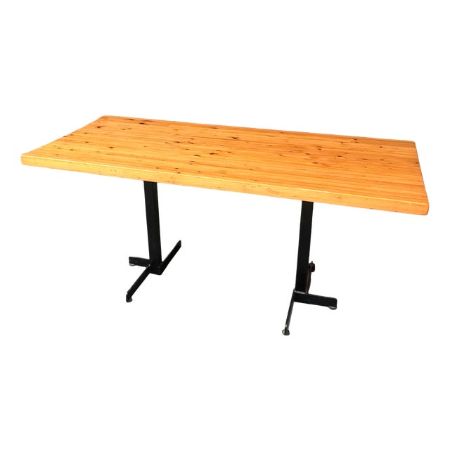 Dining Table by Charlotte Perriand for Les Arcs, France, 1960s For Sale