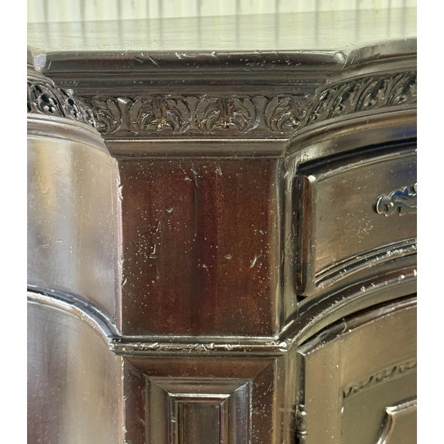 Rustic Habersham Plantation Kirtlington Serpentine Sideboard For Sale - Image 3 of 12
