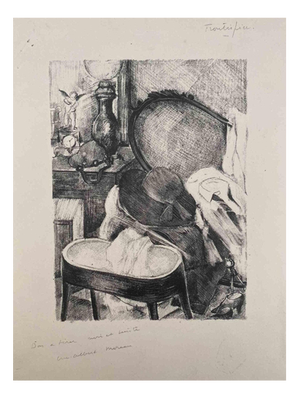 Luc-Albert Moreau, Still Life, Lithograph, Early 20th Century