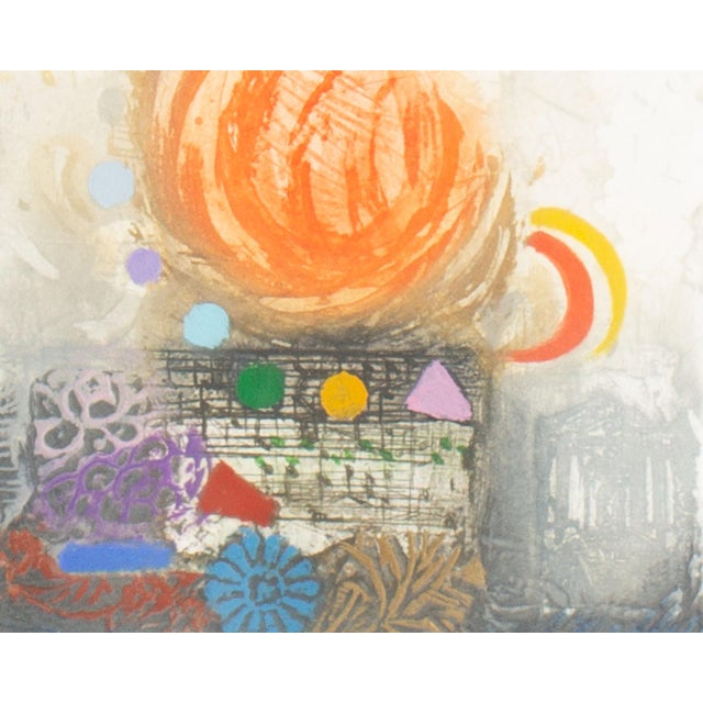 Contemporary “Été” Abstract Etching by Nissan Engel For Sale - Image 3 of 8