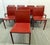 Design Plus Gallery presents a Set of Eight Oxblood Leather Side Chairs from Italy. The chairs are constructed with a...