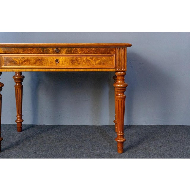 Wilhelminian Brown Desk Secretary For Sale - Image 9 of 18