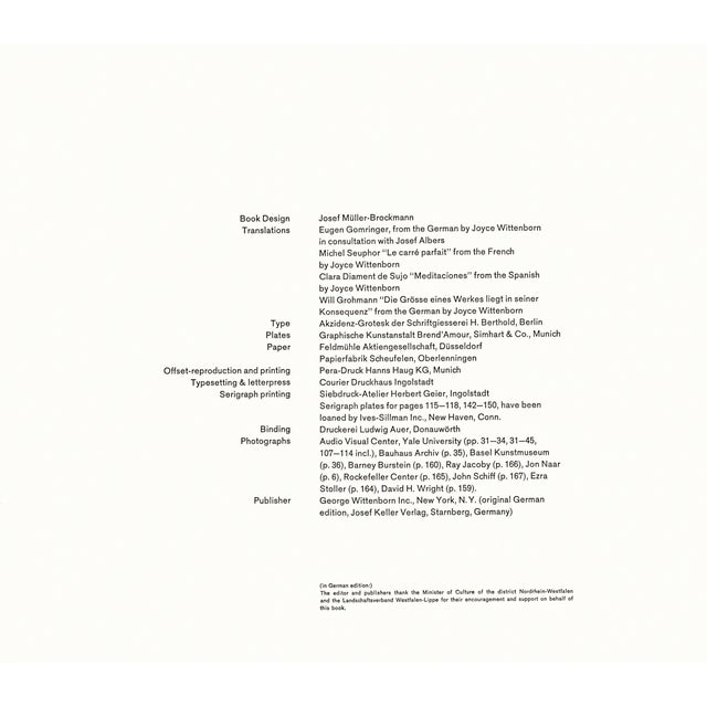 1968 Josef Albers "Variant" III Serigraph For Sale In New York - Image 6 of 6