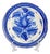 Blue and White Faience Plate, Manises, Spain, 19th Century For Sale