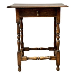 Antique English Oak Table For Sale